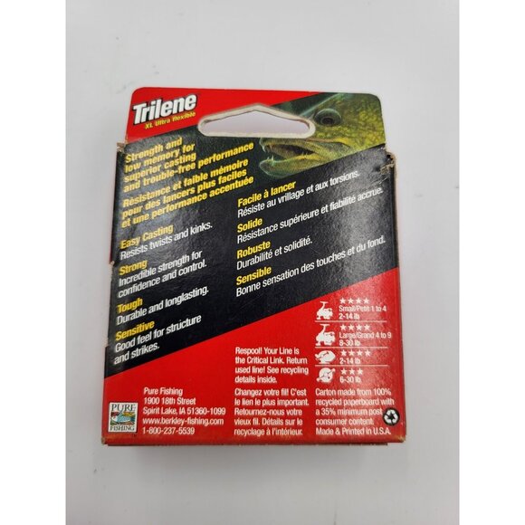 Berkley Trilene XL Smooth Casting Fishing Line (110 yds) - Clear - Picture 2 of 6